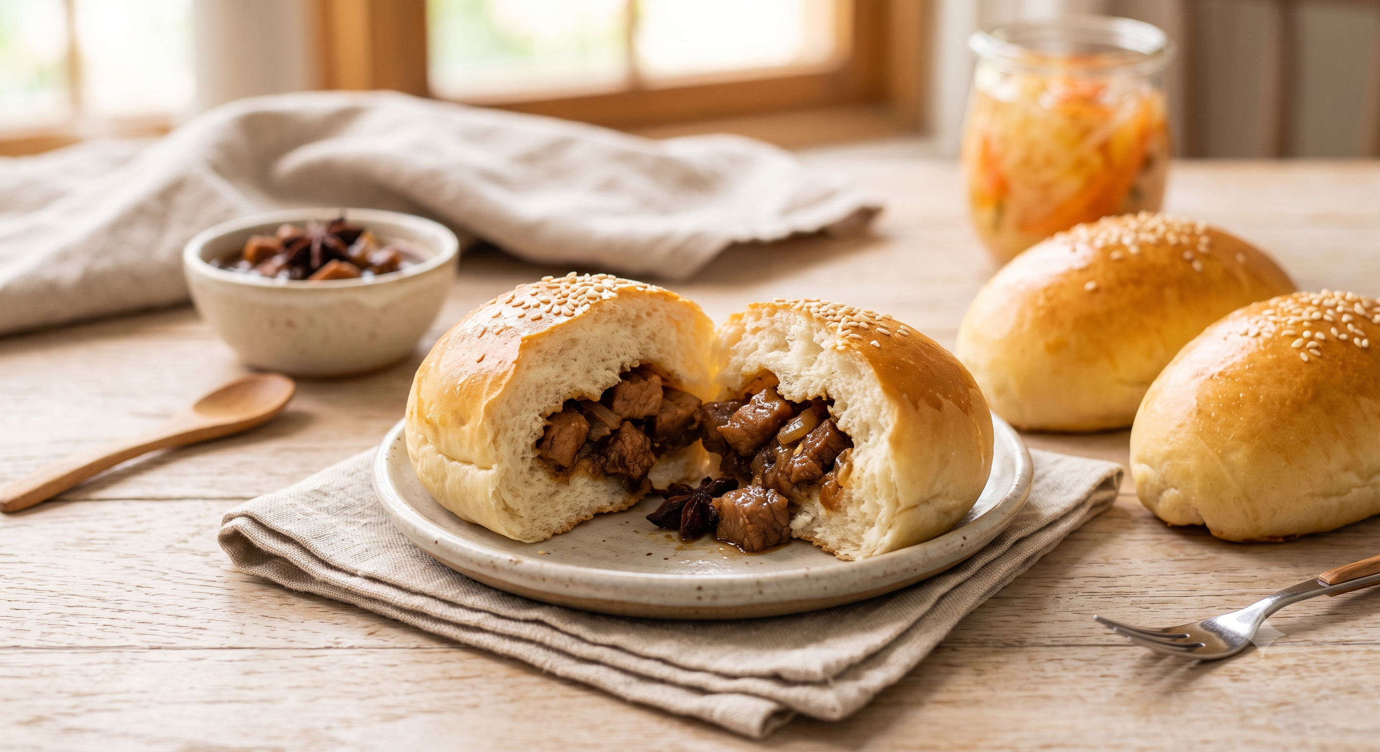 Pork Asado Bread